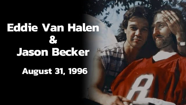 Eddie Van Halen's visit with Jason Becker - August 31, 1996