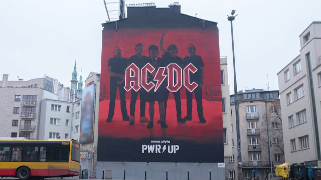 AC/DC 'Power Up' Mural - Warsaw, Poland