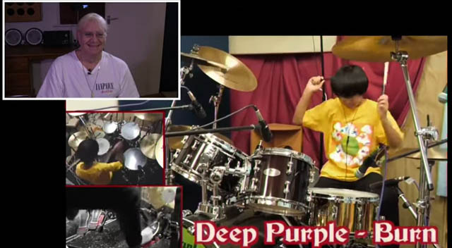 Ian Paice Deep Purple 'Yoyoka' Burn Reaction