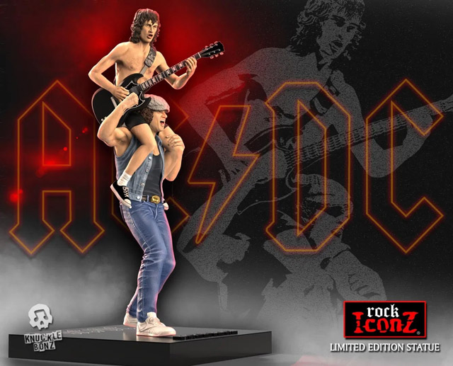 AC/DC Angus and Brian Rock Iconz Statue
