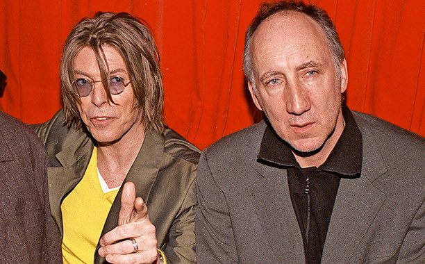 Pete Townshend and David Bowie