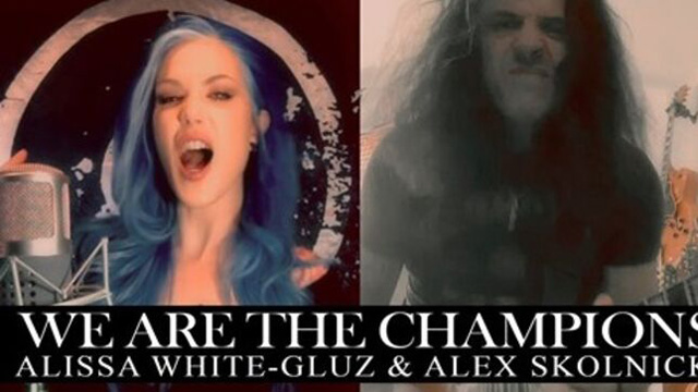 Alex Skolnick & Alissa White-Gluz / We Are The Champions
