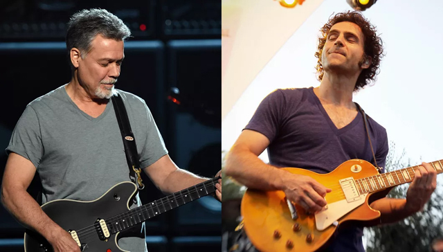 Eddie Van Halen and Dweezil Zappa