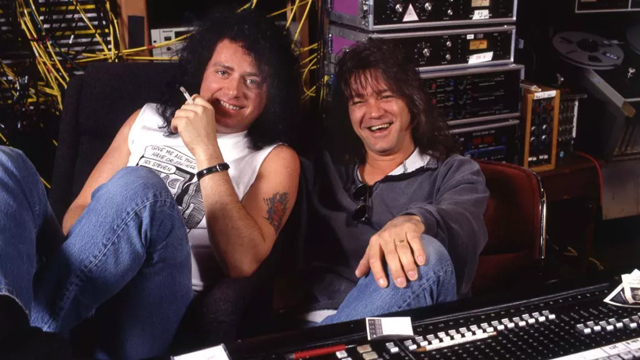 Steve Lukather and Eddie Van Halen　(Image credit: Robert Knight Archive/Redferns)