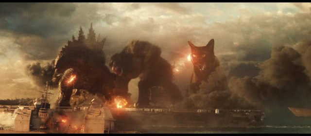 JKK Films - I put my cat Wayne in the Godzilla vs Kong trailer