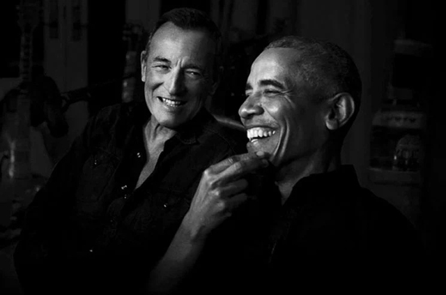 Barack Obama and Bruce Springsteen / Renegades: Born in the USA
