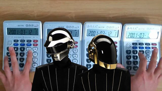 Chaco - Daft Punk - Harder, Better, Faster, Stronger (Calculator Cover)