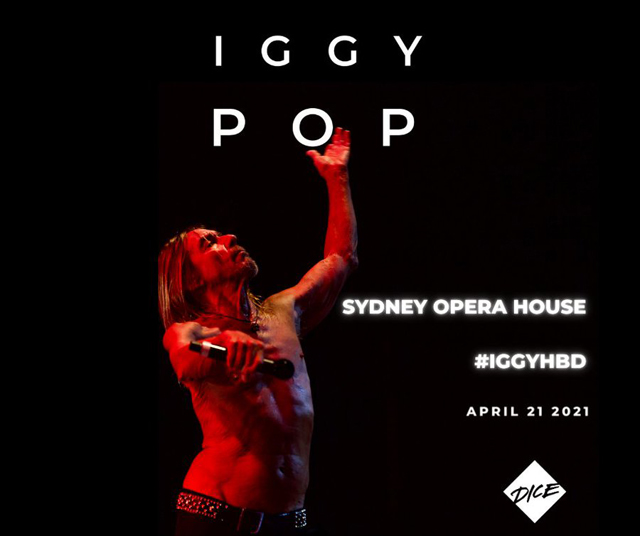 IGGY POP AT SYDNEY OPERA HOUSE