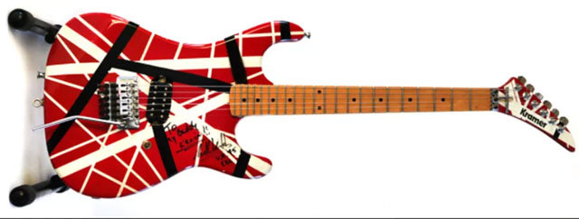 Eddie Van Halen 1986 Kramer Custom guitar (Image credit: Gotta Have Rock and Roll)