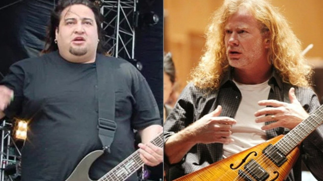Dino Cazares and Dave Mustaine