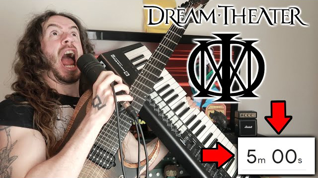 Bradley Hall - Making A DREAM THEATER Song In 5 Minutes (Speedrun)