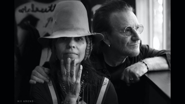 Bono and Linda Perry