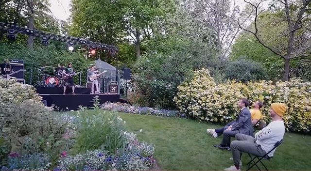 French President Attends Heavy Metal Concert At His Palace