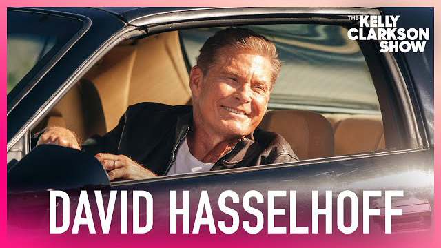 The Kelly Clarkson Show - David Hasselhoff Pulls Up In K.I.T.T. Car From 
