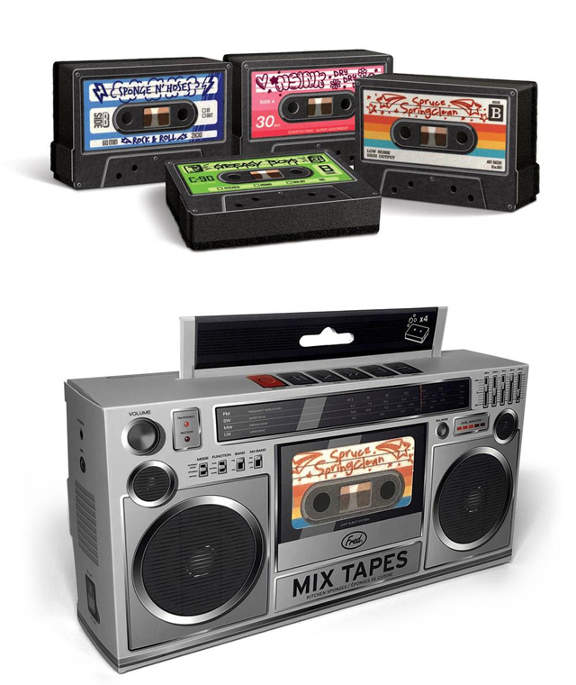 Fred - MIX TAPES - CASSETTE SPONGES