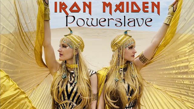 IRON MAIDEN - Powerslave - Harp Twins (Camille and Kennerly)
