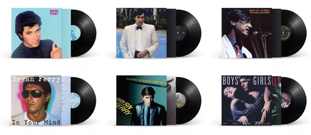 Bryan Ferry's first six solo albums to be reissued on vinyl