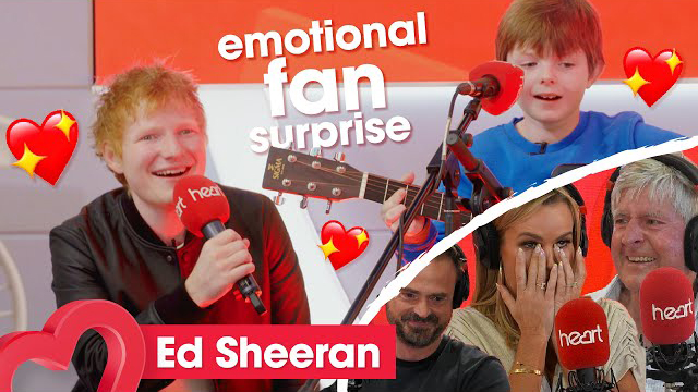Ed Sheeran surprises 10-year-old superfan Rafa | Heart