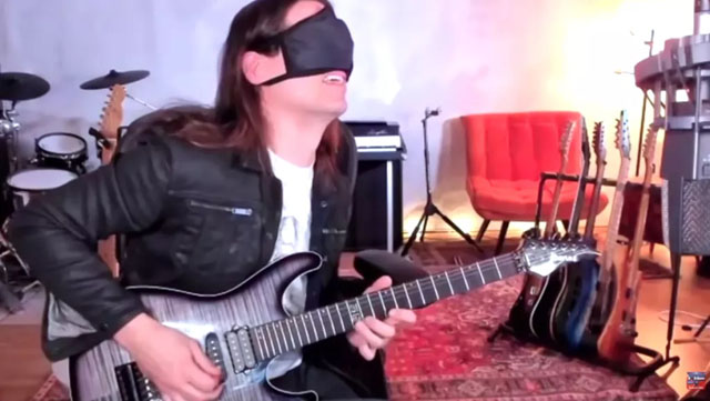 Can KIKO LOUREIRO of MEGADETH Handle the Blind Guitar Challenge?