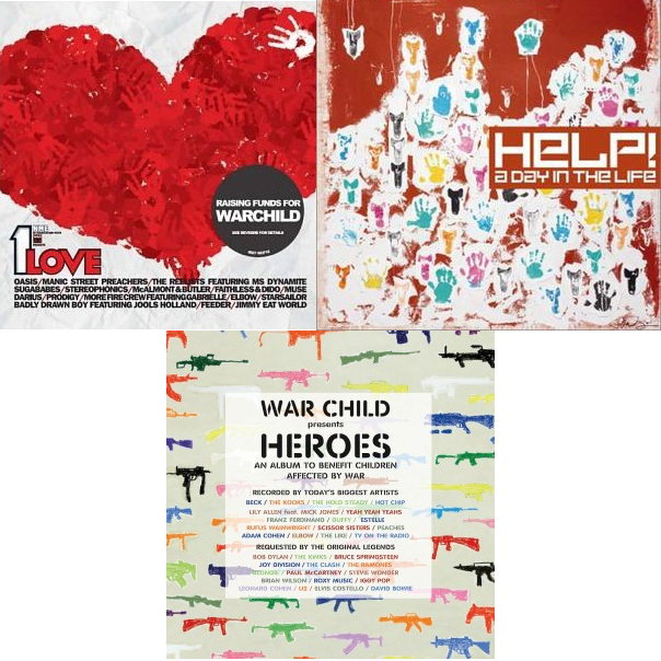 『1 Love』『Help! A Day in the Life』『War Child Presents Heroes』