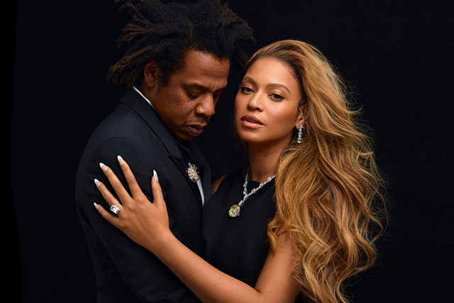 Jay-Z and Beyoncé, photo by Mason Poole