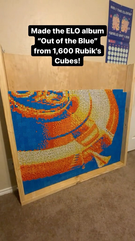 ELO / Out Of The Blue - 1600 Rubik’s cubes - Rubik’s Dude