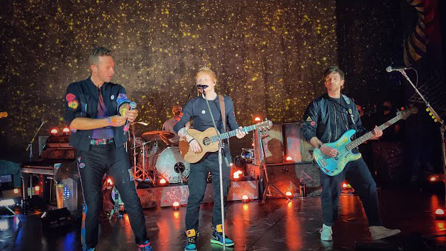 Coldplay with Ed Sheeran