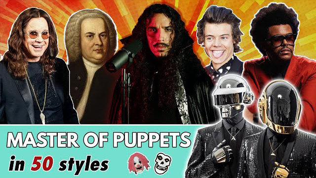 Master of Puppets in 50 Styles - Anthony Vincent