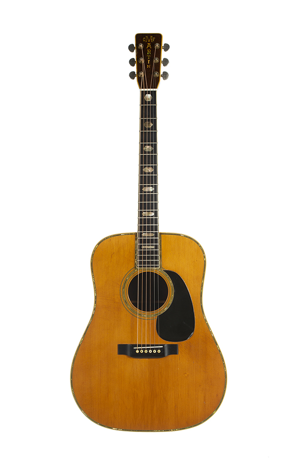 Eric Clapton-owned and stage-played 1968 Martin D-45 acoustic guitar (Image credit: Juliens Auctions)