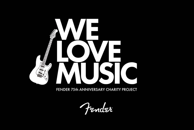 Fender 75th Anniversary Charity Project - We Love Music
