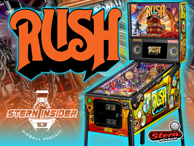 Rush pinball machine