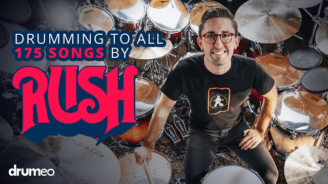 Brandon Toews - Drumming To Every RUSH Song Ever! (175 Songs)