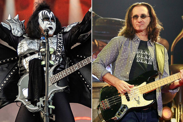 Gene Simmons and Geddy Lee