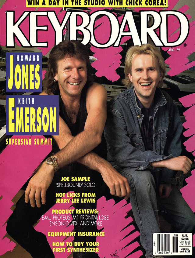 Keyboard Magazine - Keith Emerson and Howard Jones