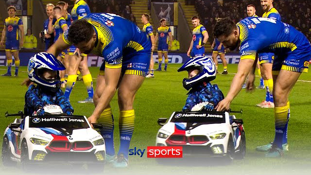 Whizzy Rascal!  | Kid delivering the match ball gone a bit wrong  | Super League