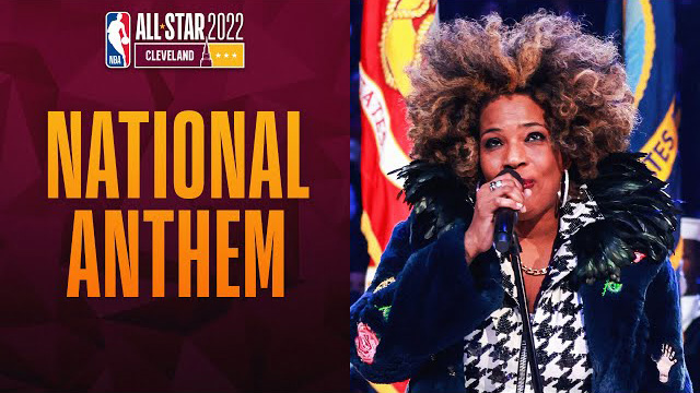 Macy Gray Performs The National Anthem | 2022 NBA All-Star