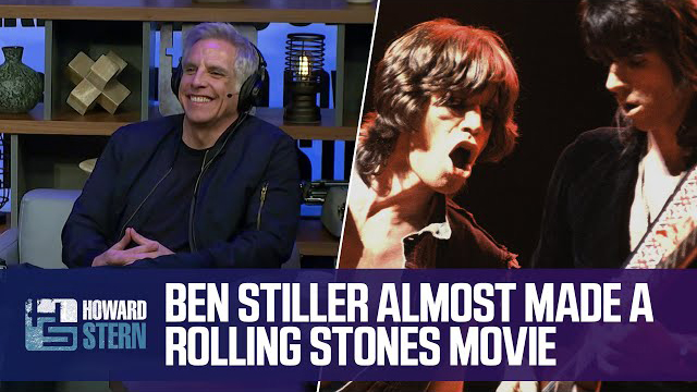The Howard Stern Show - Ben Stiller Almost Made a Rolling Stones Movie Starring Brad Pitt