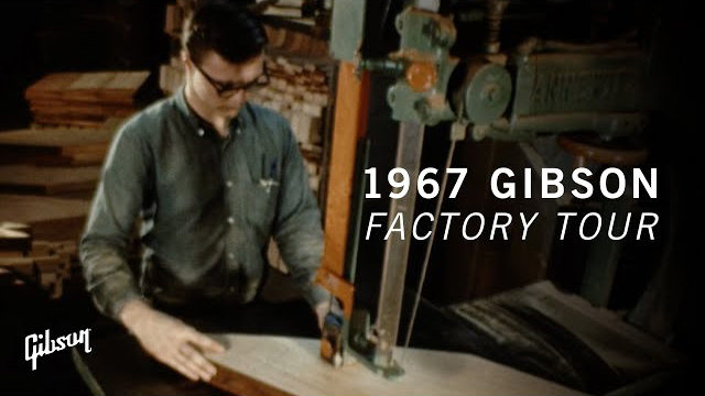 Recently Discovered 1967 Gibson Guitars Factory Tour Documentary