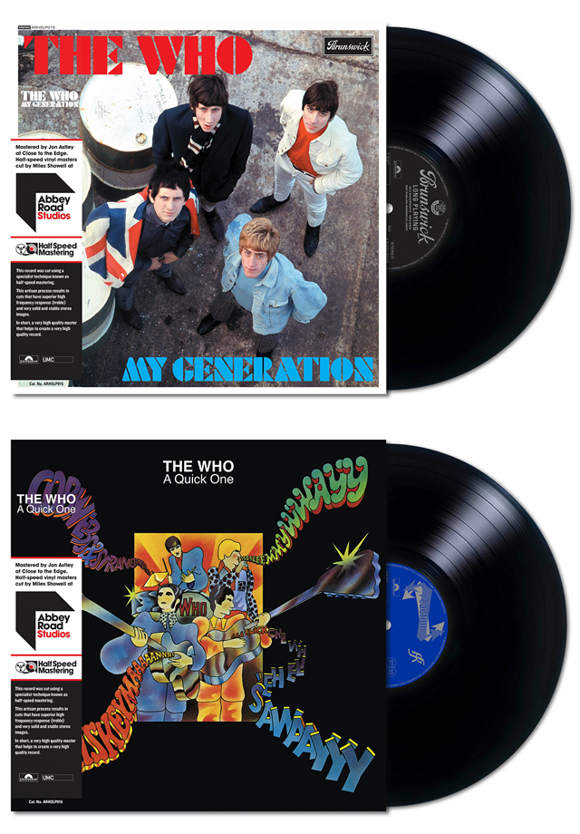 The Who / My Generation & A Quick One - Half Speed Master: Vinyl Edition