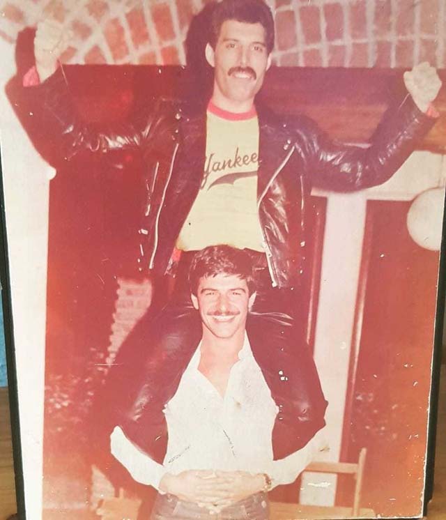 Freddie Mercury and Ricardo Petracca