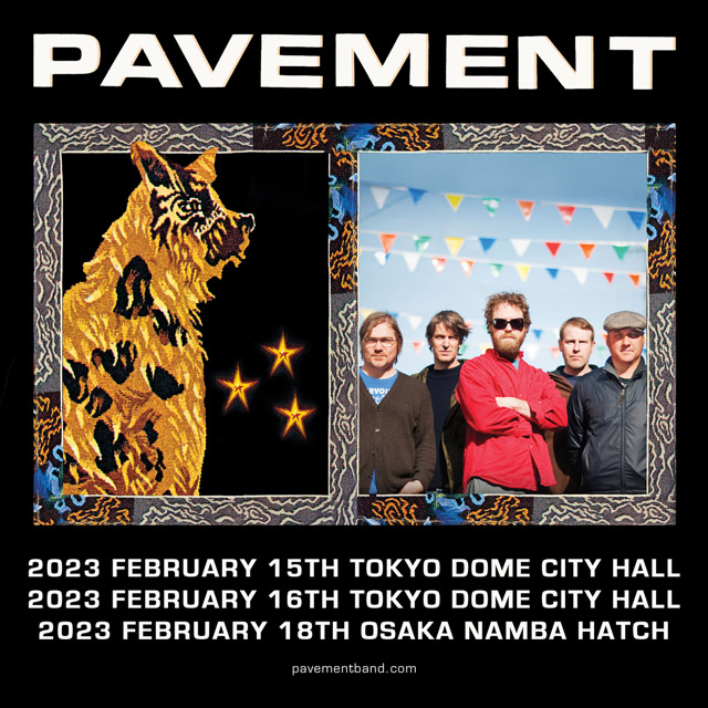 PAVEMENT JAPAN TOUR 2023