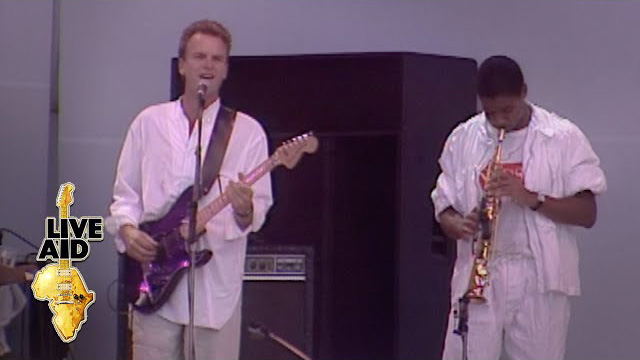 Sting - Driven To Tears (Live Aid 1985)