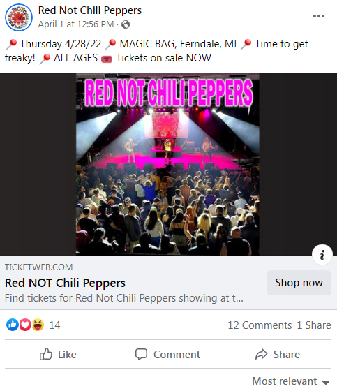 Red NOT Chili Peppers