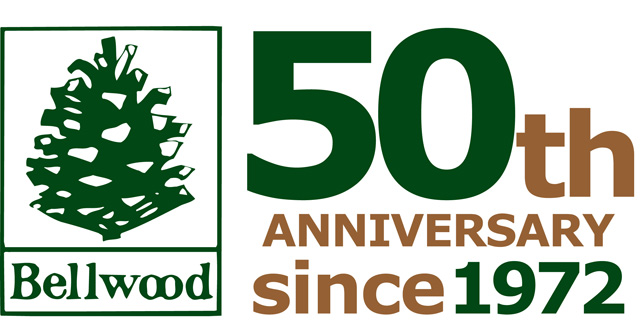 ベルウッドレコード50周年記念ロゴ