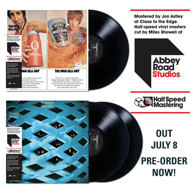 The Who / TOMMY: HALF SPEED MASTER 2LP & THE WHO SELL OUT: HALF SPEED MASTER 1LP