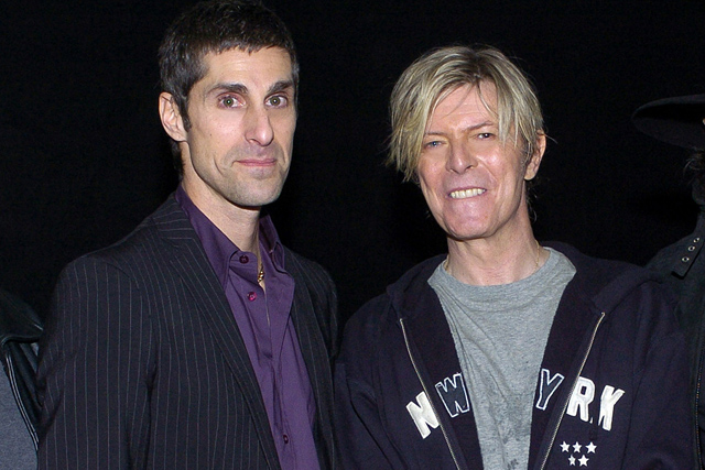 Perry Farrell and David Bowie