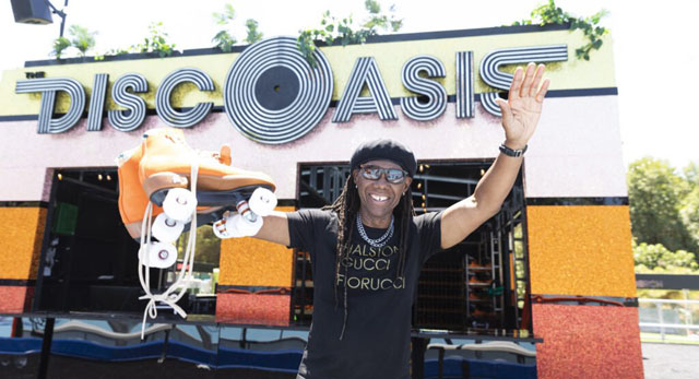 Nile Rodgers at The DiscOasis in L.A. in 2021 GETTY IMAGES