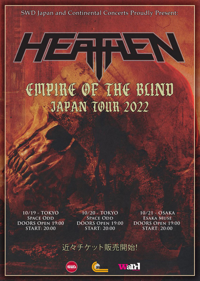 Heathen Japan Tour 2022