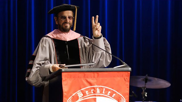 Ringo Starr Receives Honorary Doctorate at Berklee College of Music