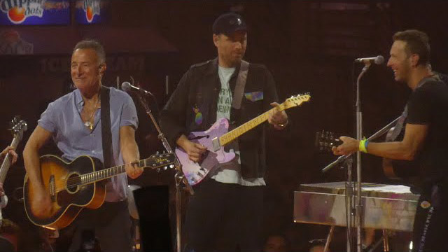 Coldplay & Bruce Springsteen